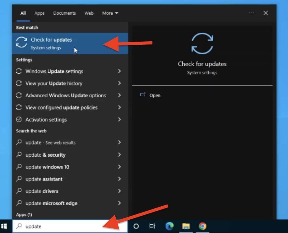 check for printer updates